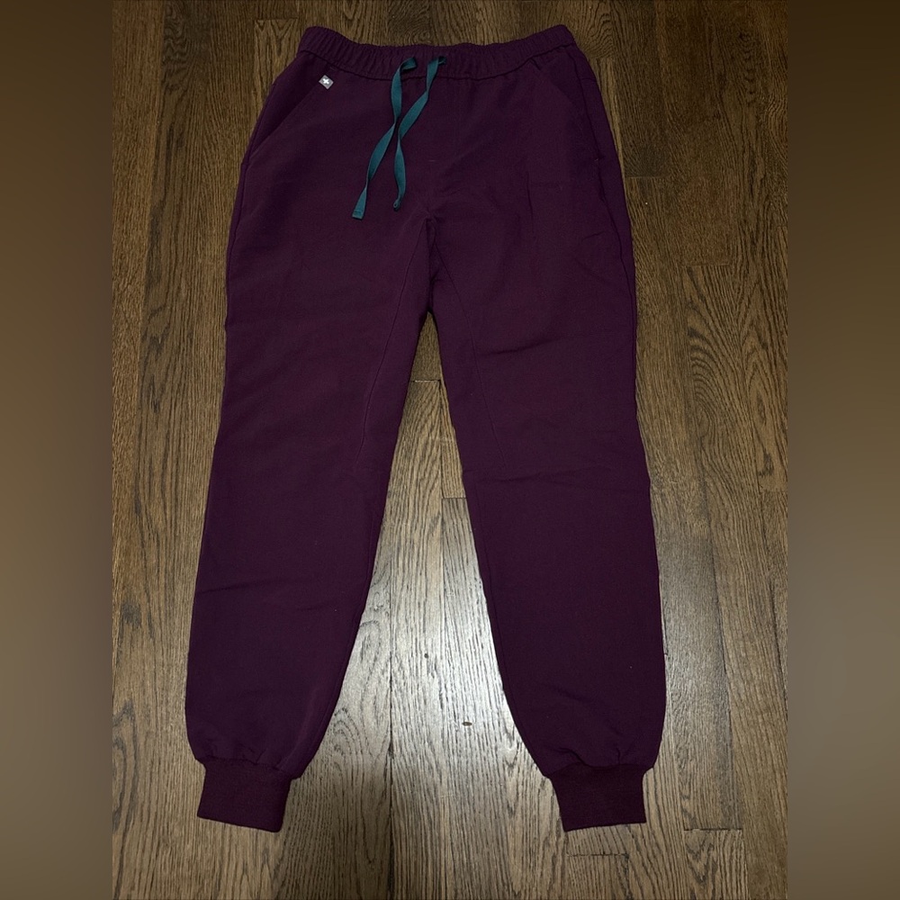 Figs Technical Collection Jogger Scrub Pants Purple/Teal - Sz XS/S